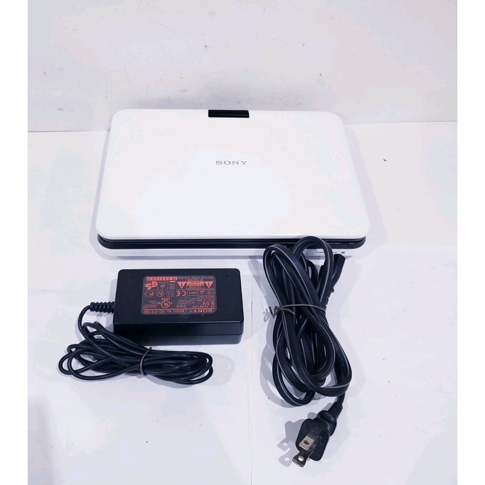 Sony DVP-FX825 Portable 8" DVD Player - White - Tested Works